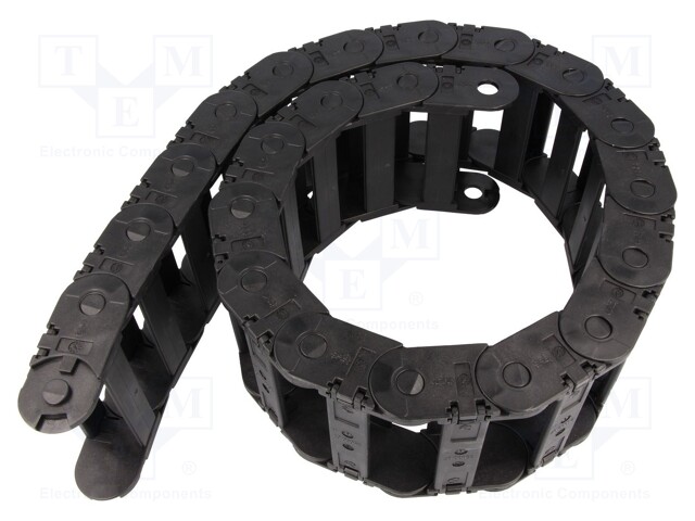 Cable chain; Series: 2500; Bend.rad: 100mm; L: 1012mm