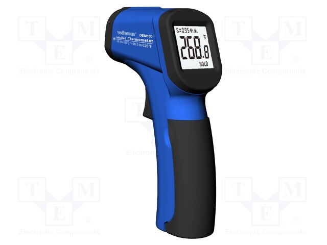 Infrared thermometer; LCD; -50÷330°C; Opt.resol: 12: 1; Unit: °C,°F