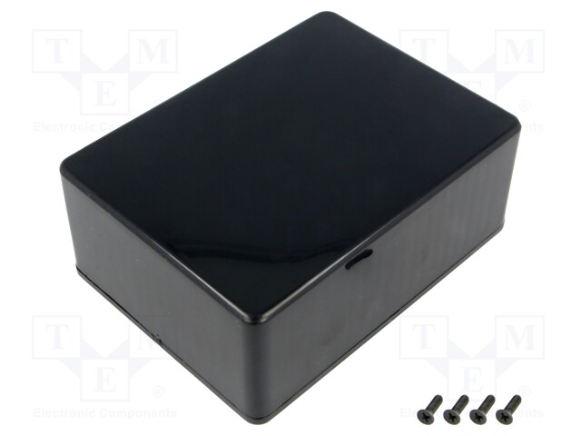 Enclosure: multipurpose; X: 82mm; Y: 110mm; Z: 44mm; 1591; ABS; black