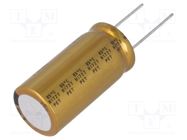 Capacitor: electrolytic; THT; 4700uF; 50VDC; Ø20x40mm; Pitch: 10mm