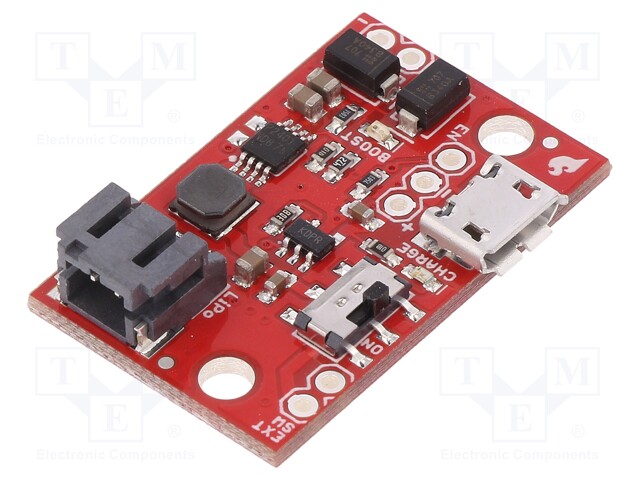 Module: Li-Po/Li-Ion charger; 5VDC; 1A; MCP73831,PAM2401