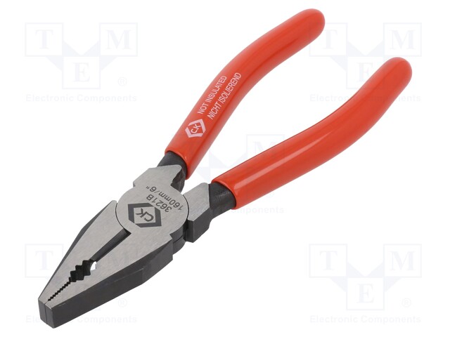 Pliers; universal; 160mm; for bending, gripping and cutting