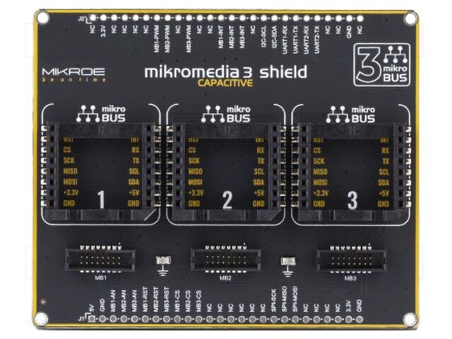 Expander; mikroBUS Shuttle x 3,mikroBUS socket x3