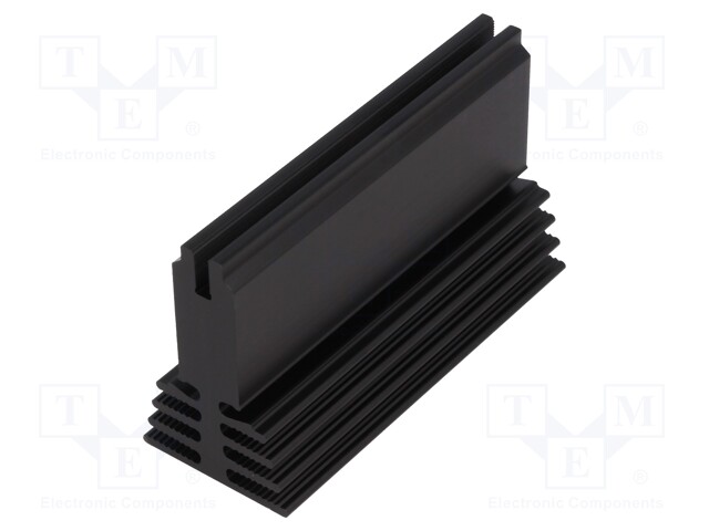 Heatsink: extruded; black; L: 75mm; W: 29.4mm; H: 45mm; 3.5K/W