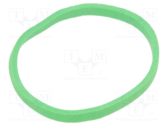 Rubber bands; Width: 3mm; Thick: 1.5mm; rubber; Colour: green