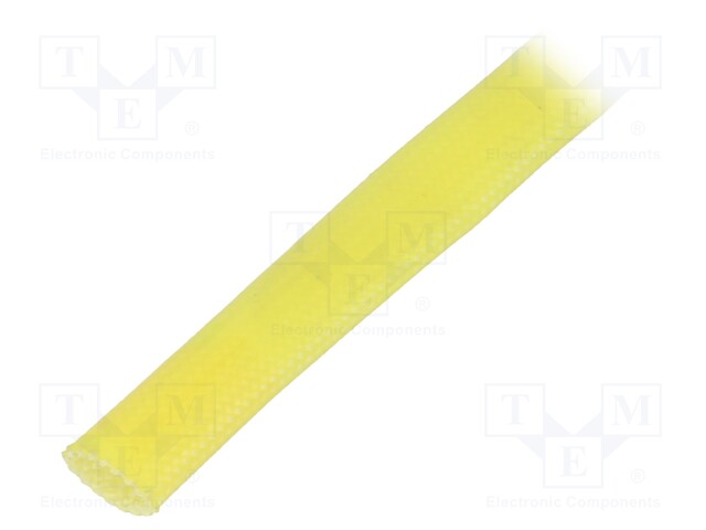 Insulating tube; yellow; -30÷155°C; Øint: 5mm; L: 100m; 3kV/mm