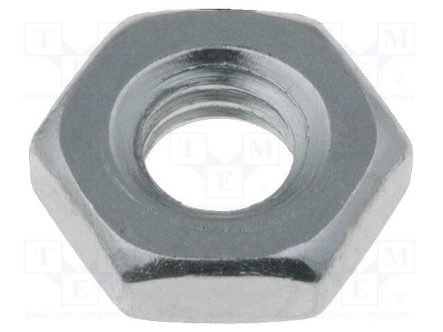 Nut; hexagonal; UNF10-32; steel; Plating: zinc; Pitch: 32