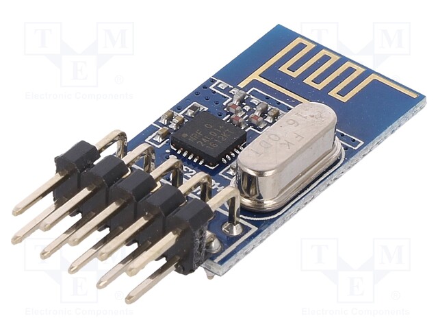 Module: radio modem; SPI; NRF24L01; goldpin