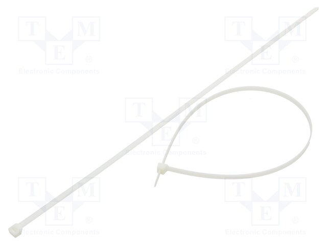 Cable tie; L: 556mm; W: 7.6mm; polyamide; 534N; natural; Ømax: 152mm