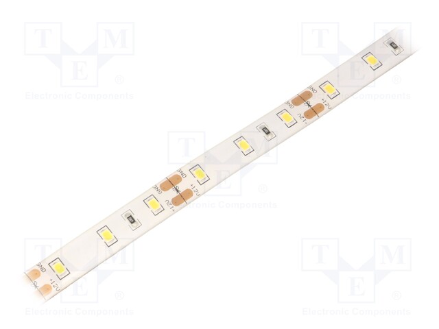 LED tape; white neutral; LED/m: 60; SMD; 2835; 12V; 10mm; in gel