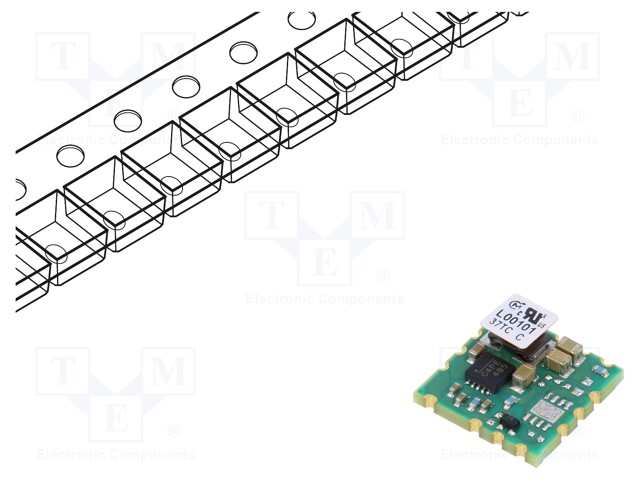 Converter: DC/DC; 5W; Uin: 2.9÷14V; Uout: 900mVDC÷5.5VDC; Iout: 1A