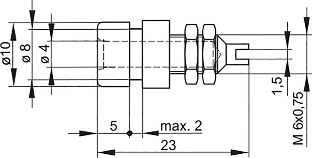 Connector: 4mm banana; socket; 32A; 60VDC; blue; screw; -25÷85°C