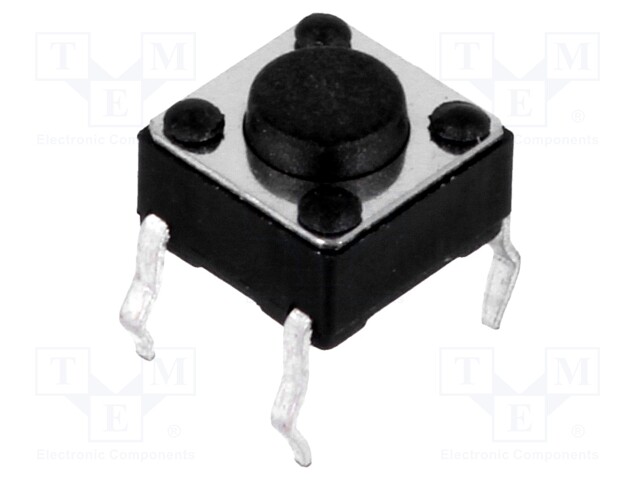 Microswitch TACT; SPST-NO; Pos: 2; 0.05A/12VDC; THT; none; 1N; 6x6mm