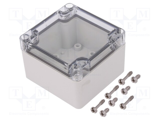 Enclosure: multipurpose; X: 80mm; Y: 82mm; Z: 55mm; EURONORD; grey