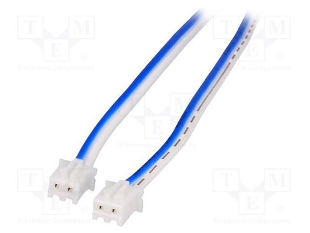 Cable; both sides,XHP-2; blue/white; 5m; Kind: UL1007; 22AWG
