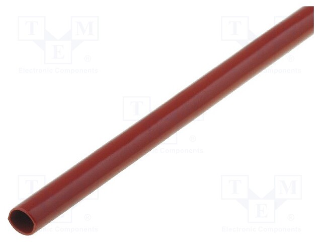 Heat shrink sleeve; 2.4mm; L: 1m; 2: 1; brown; Temp: -55÷125°C