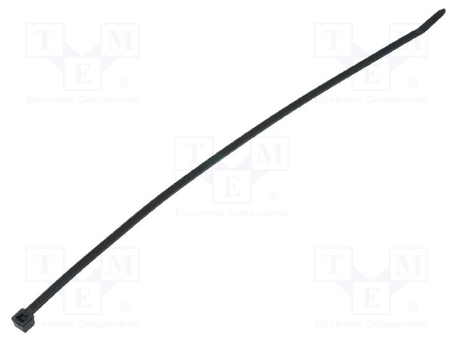 Cable tie; L: 300mm; W: 4.7mm; polyamide; 355N; black; Ømax: 85mm