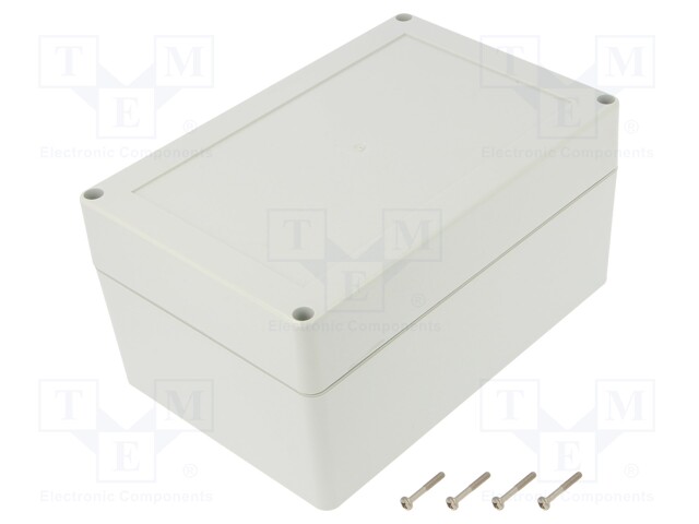 Enclosure: multipurpose; X: 120mm; Y: 180mm; Z: 90mm; ZP; light grey