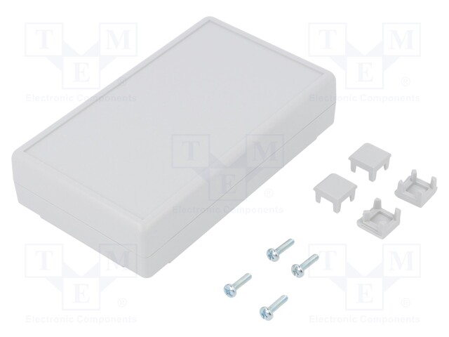 Enclosure: multipurpose; X: 75mm; Y: 127mm; Z: 30mm; 70; ABS; screwed