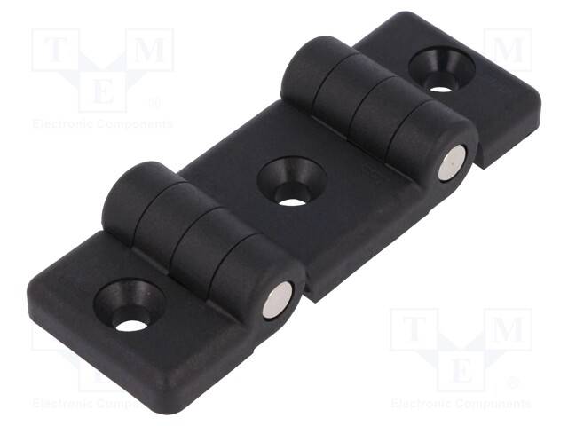 Hinge; Width: 99mm; technopolymer (PA); black; H: 36mm