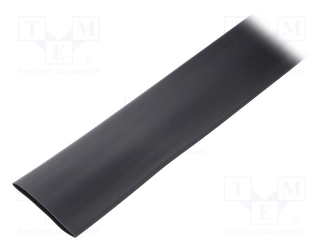 Heat shrink sleeve; flexible; 2: 1; 25.4mm; L: 10m; black