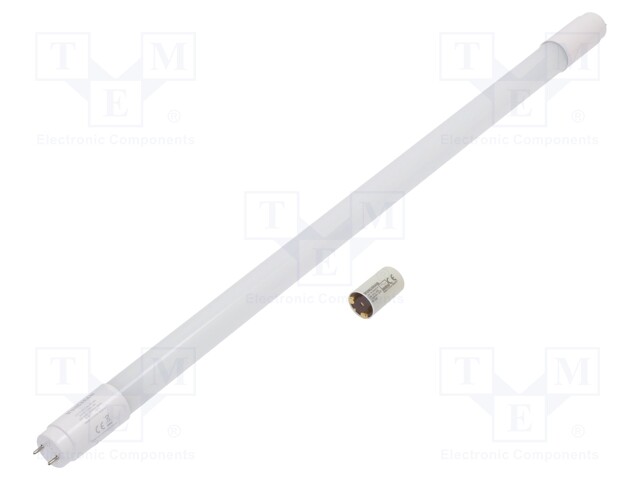 LED lamp; cool white; G13; 220/240VAC; 1150lm; 8W; 200°; 6500K