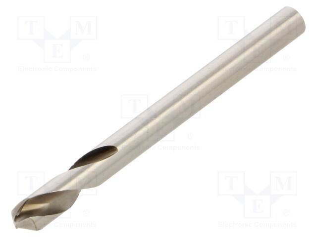 Drill bit; for metal; Ø: 5.1mm; L: 62mm; Working part len: 20mm