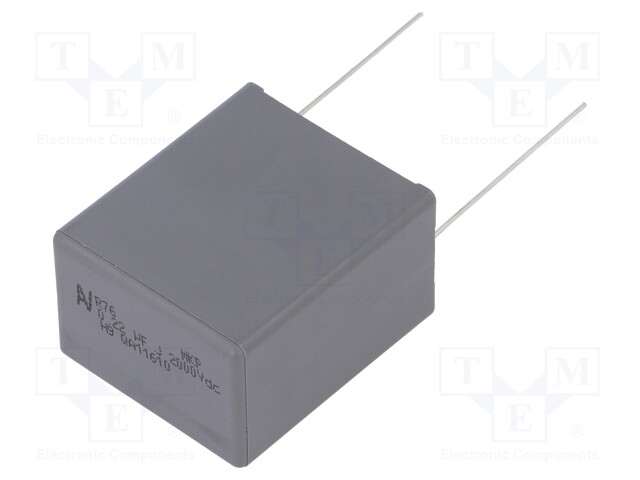 Capacitor: polypropylene; 220nF; 27.5mm; ±5%; 32x22x37mm; 2.3kV/μs