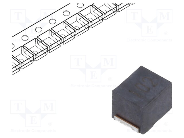 High Frequency Inductor, 1 mH, NLFV Series, 20 mA, 1210 [3225 Metric], Shielded, 22.5 ohm