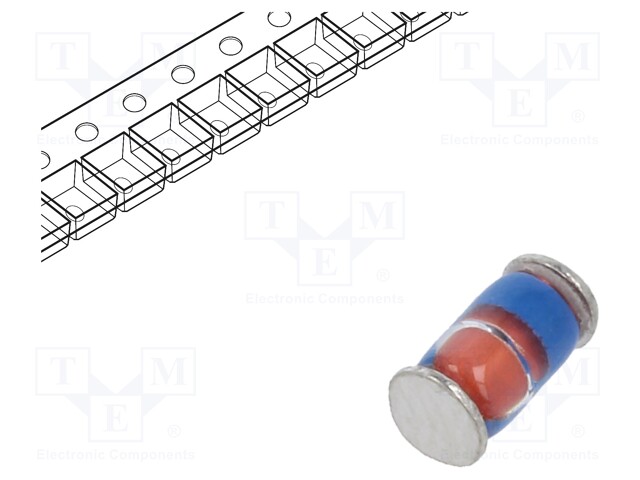 Diode: Zener; 1W; 39V; SMD; DL41; single diode; 115mA