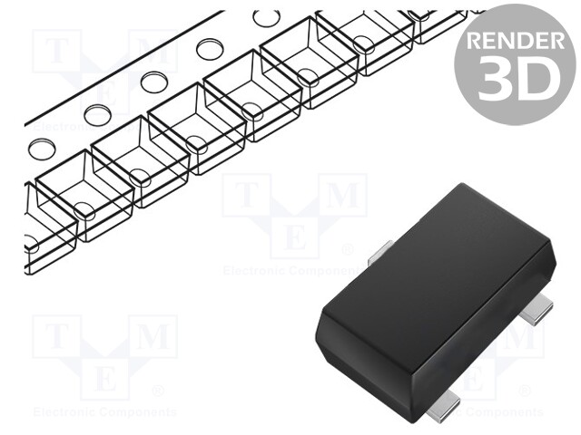 Diode: Zener; 425mW; 5.1V; SMD; reel,tape; SOT663; Ifmax: 200mA