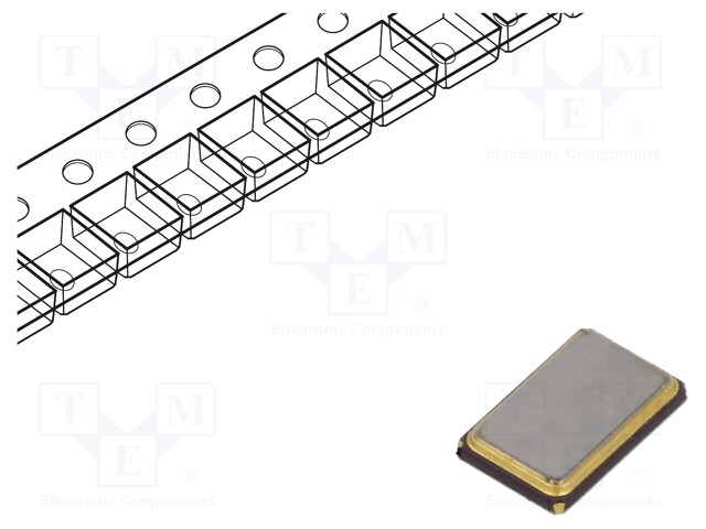 Resonator: quartz; 12MHz; ±30ppm; 12pF; SMD; 5x3.2x0.9mm