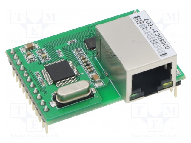 Module: Ethernet; Comp: W7500; 5VDC; 44.45x31.75x15.75mm; TTL