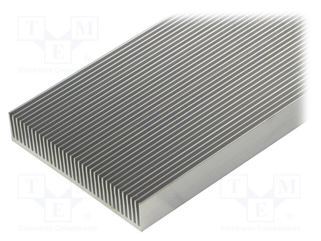 Heatsink: extruded; grilled; natural; L: 1000mm; W: 90mm; H: 17mm