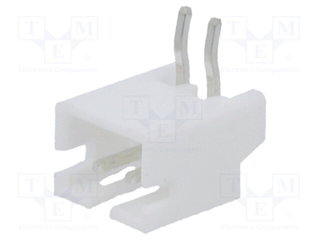 Socket; wire-board; male; 2mm; PIN: 2; THT; 100V; 2A; tinned; -25÷85°C