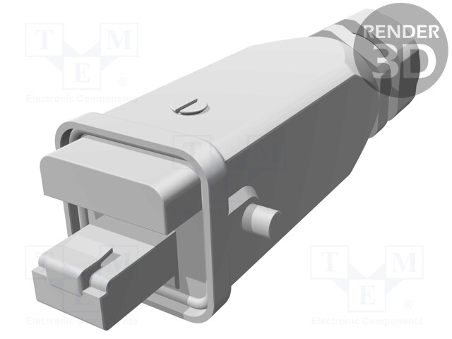 Engineering PN: Han3A RJ45 Hybrid Cat5 plug 4+4p IDC