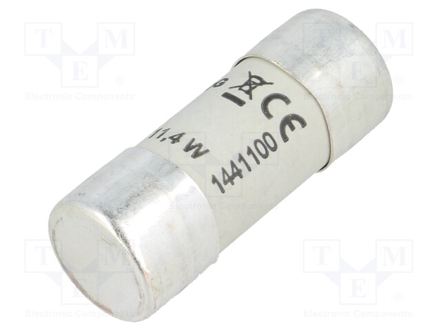 Fuse: fuse; gG; 125A; 400VAC; cylindrical,industrial; 22x58mm