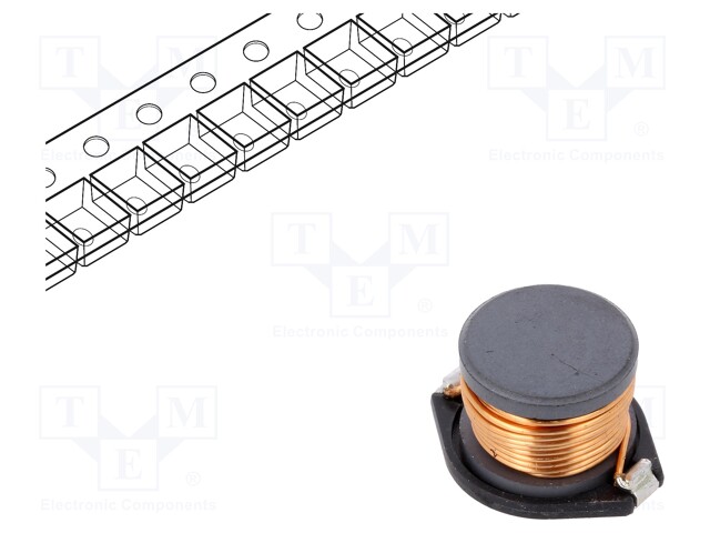 Inductor: ferrite; SMD; 150uH; 2.87A; 200mΩ; 18.7x15.2x12mm; ±20%