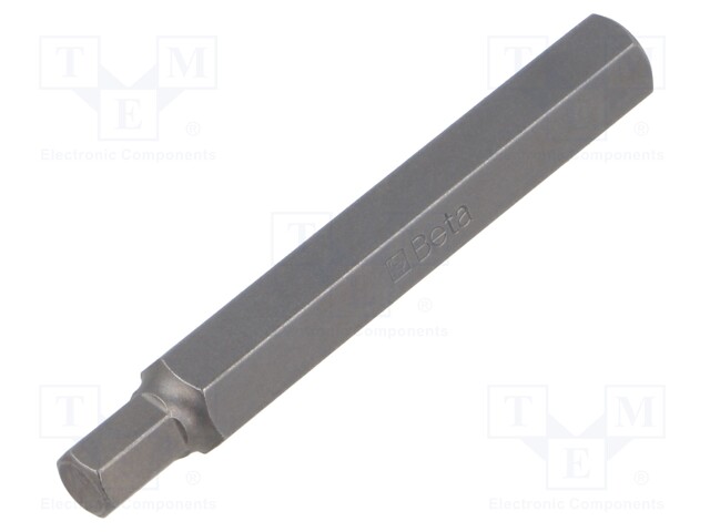 Screwdriver bit; hex key; HEX 7mm; Overall len: 75mm