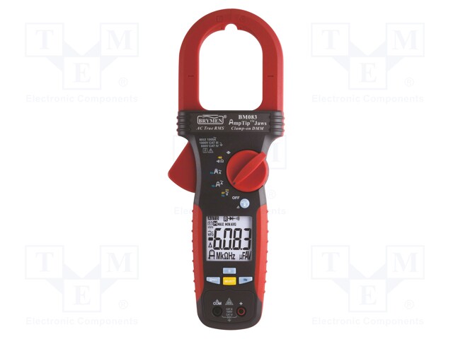 Meter: multifunction; digital,pincers type; LCD; (6000)