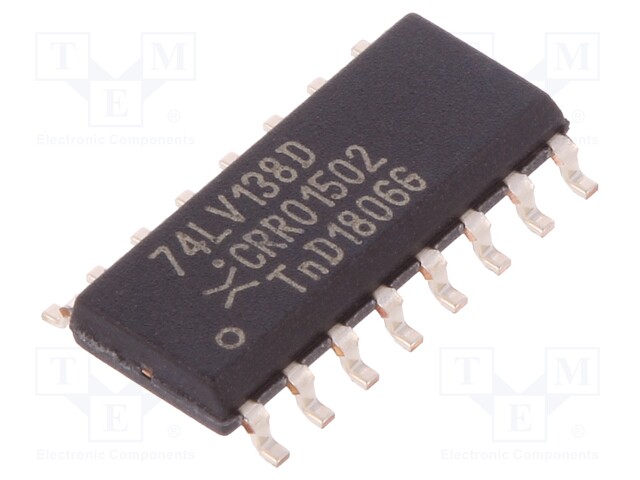 IC: digital; 3-to-8 lines,decoder,demultiplexer,inverting; SMD