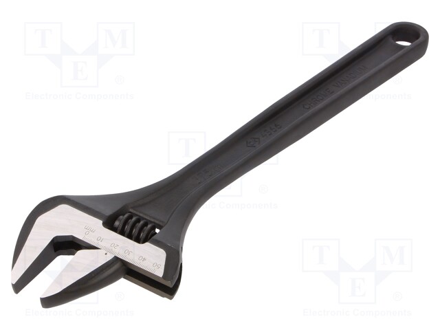 Wrench; adjustable; 375mm; Max jaw capacity: 51mm; phosphated