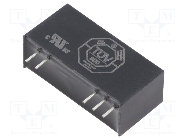 Isolated Board Mount DC/DC Converter, Medical, 1 Output, 5 W, 15 V, 333 mA