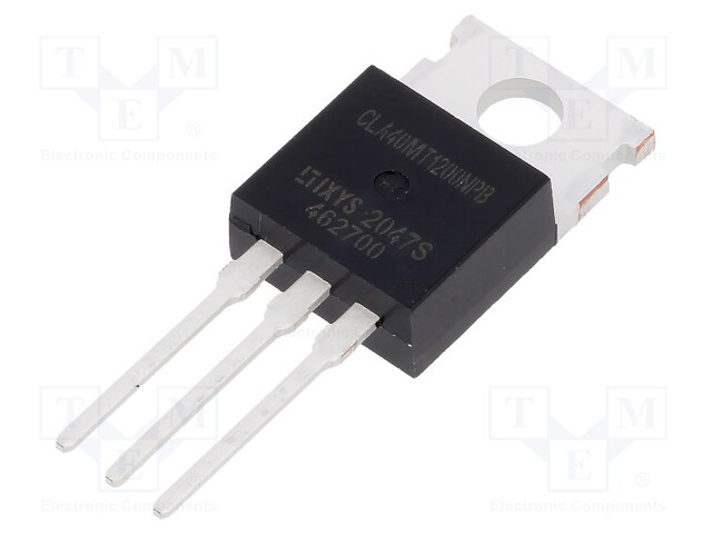 Triac; 1.2kV; 20A; 40/60mA; THT; tube; TO220AB; Ifsm: 170A