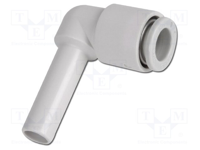 Push-in fitting; angled 90°; -1÷10bar; H: 30.2mm