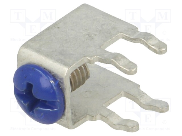 Terminal: screw terminal; THT,screw terminal; blue; 7.5x5mm