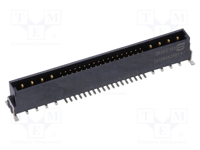 Connector: PCB to PCB; Series: har-flex Hybrid; -55÷125°C; SMT