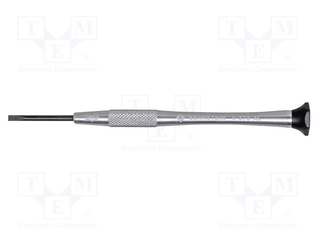 Screwdriver; slot; precision; 2,0x0,4mm; Blade length: 22mm