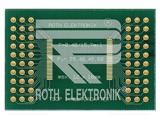 Board: universal; multiadapter; W: 12mm; L: 18mm