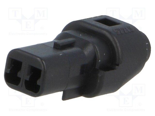 Connector: wire-wire; Mizu-P25; plug; female; PIN: 2; IP67; 4A; 2.5mm